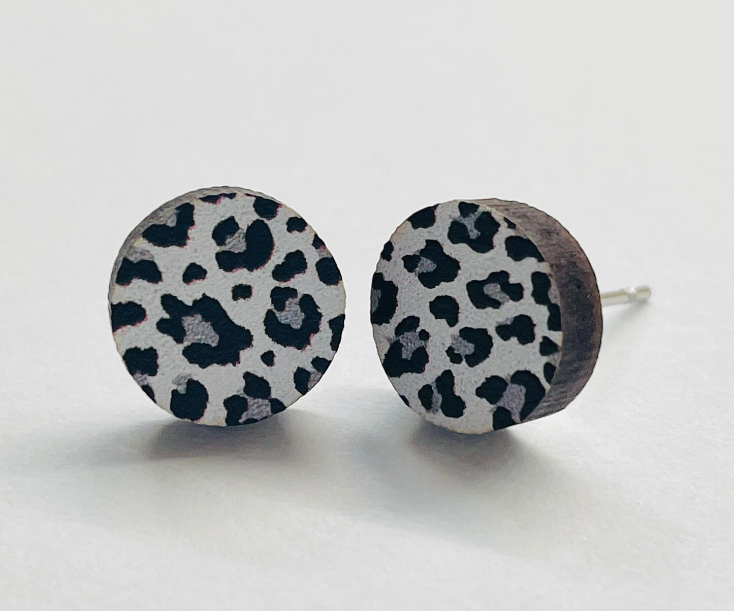 Leopard Print Studs