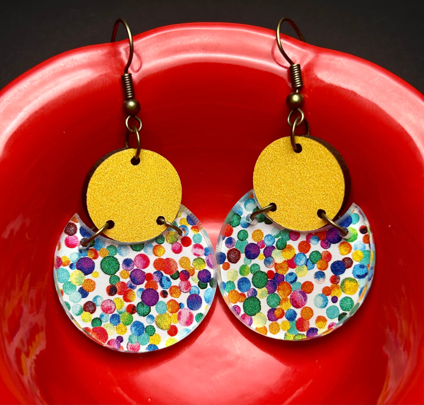 Confetti Two-Piece Earrings